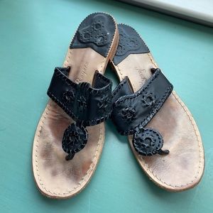 Black Jack Rogers Sandals